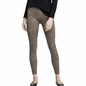 SPANX Look At Me Now Animal Print Leggings Size M New